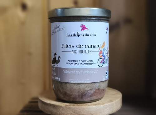 Les Délices du Coin - Filet de canard sauce morilles 780g