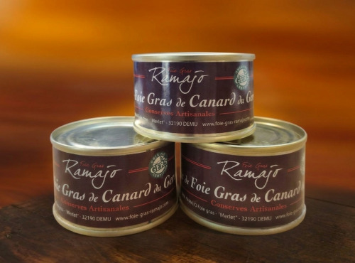 Maison Ramajo - Bloc de foie gras de canard IGP Gers : Lot 3 boites 65g