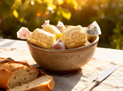 Beurre Plaquette - Le Sachet De Bonbons De Beurre Doux 10x10 G