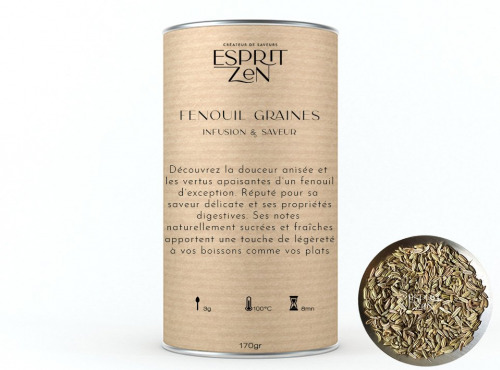 Esprit Zen - Fenouil Graines - Infusion - Boite 170g