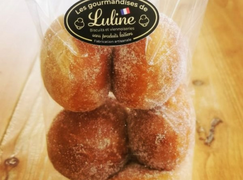 Les Gourmandises de Luline - 5 Mini-beignets à la compote de pomme sans lactose