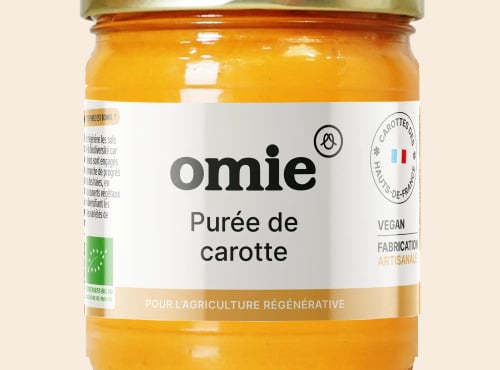 Omie - Purée de carottes de Charente bio - 380 g