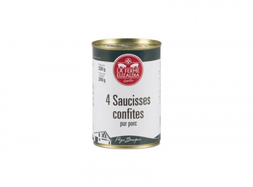 La Ferme Elizaldia - Saucisses Confites 330g
