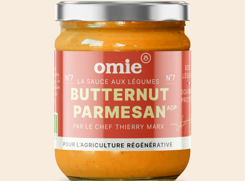 Omie - Sauce butternut parmesan AOP bio - butternut français - 180 g