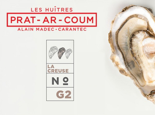 Huîtres Prat-Ar-Coum Alain Madec - Huîtres creuses PRAT-AR-COUM 24 N° 2 GR.