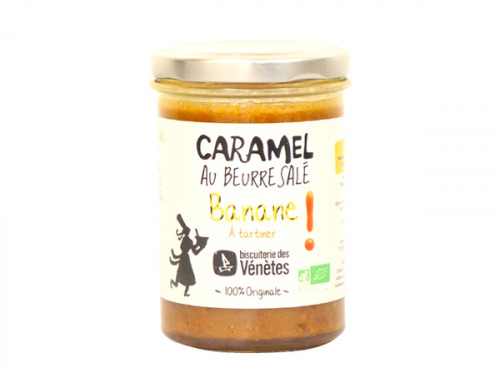 Biscuiterie des Vénètes - Caramel au beurre salé Banane