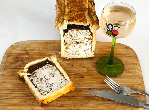 Traiteur Gourmet d'Alsace - Pâté en croute à la volaille et moutarde 200gr