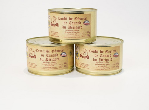 Domaine de Favard - Lot de 3 Confits de Gésiers de Canard du Périgord 380g