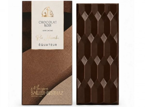 Maison Sailler Berthaz - Tablette chocolat noir Rio Huimbi 62%