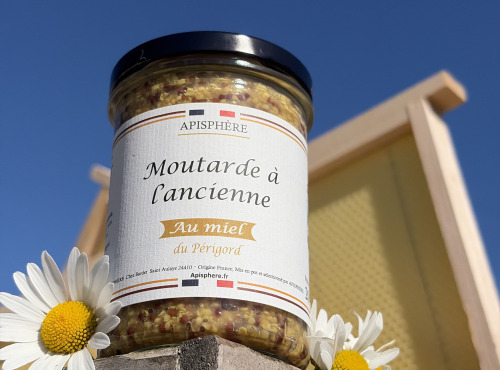 Apisphère - Moutarde à l'ancienne au miel 200g