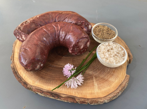 Mas de Monille - Boudin Noir à la viande 400g - Porc noir gascon