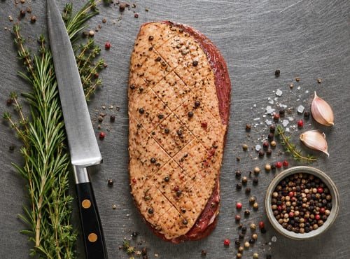 Maison Doriath - Magret de canard mariné aux poivres