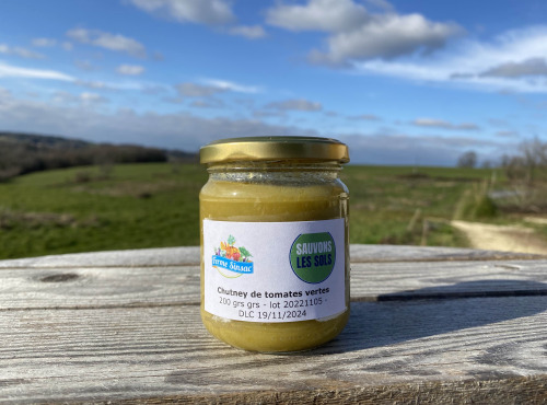 Ferme Sinsac - Chutney de tomates vertes un produit élaboré sur notre ferme