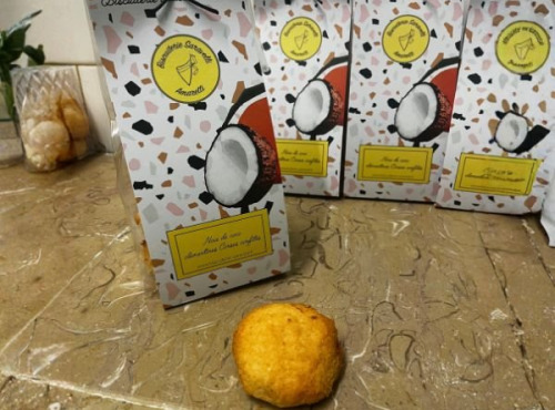Biscuiterie Saravelli - Amaretti noix de coco & clementine corse confite