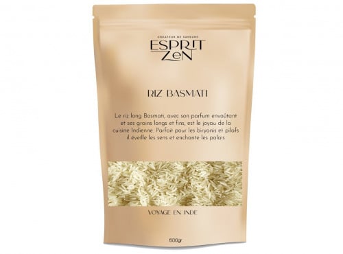 Esprit Zen - Riz long Basmati-Sachet zip-500g