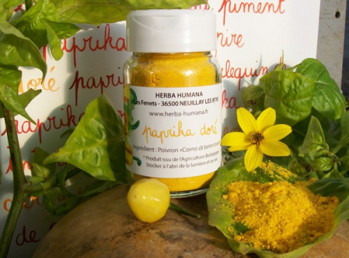 HERBA HUMANA - Paprika Doré Cultivé en France 30g