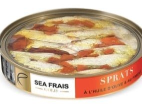 L'atelier Sea Frais - Sprats à l'huile d'olive et au piment 120gx10