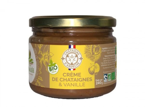 La vallée des chataigniers - Crème de châtaigne à la vanille BIO Ardèche