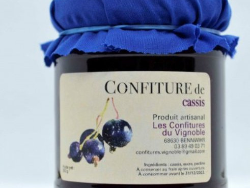 Maison Schmid - Confiture Cassis - Les Confitures du Vignoble