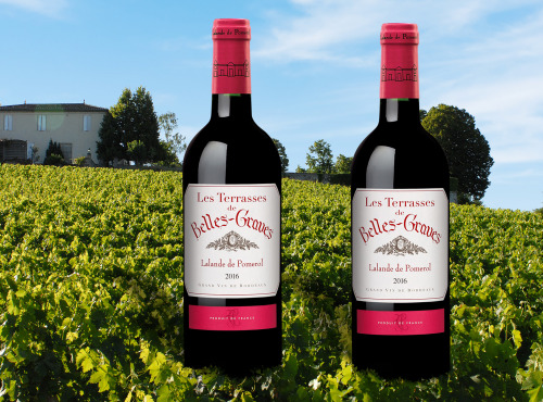 Château Belles-Graves - AOC Lalande de Pomerol 2016 - Les Terrasses de Belles-Graves 2x75cl