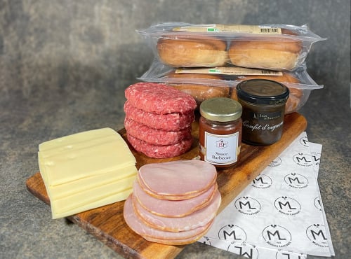 Maison Lascours - Kit à Burger pour 4 personnes