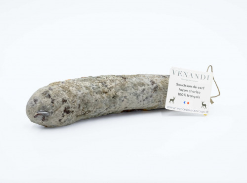 Venandi Sauvage par Nature - Saucisson de Cerf sauvage façon chorizo 100% français