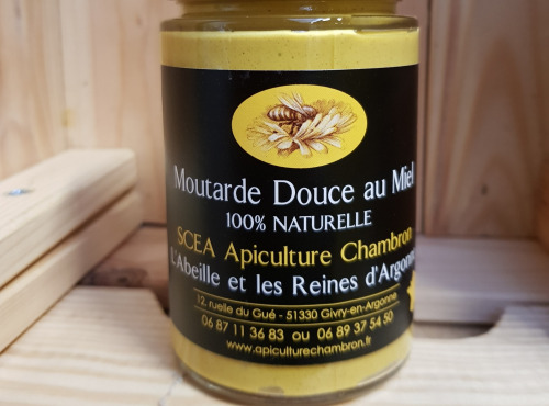 SCEA Apiculture Chambron L'Abeille et les reines d'Argonne - Moutarde douce au miel