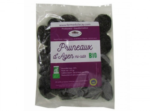 Ferme du Lacay - Pruneaux d'Agen Mi-cuits Bio Maxi-géant - 375g