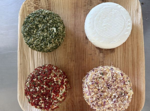 La Ferme du Val Vermand - Fromage de chèvre frais aromatisés x4