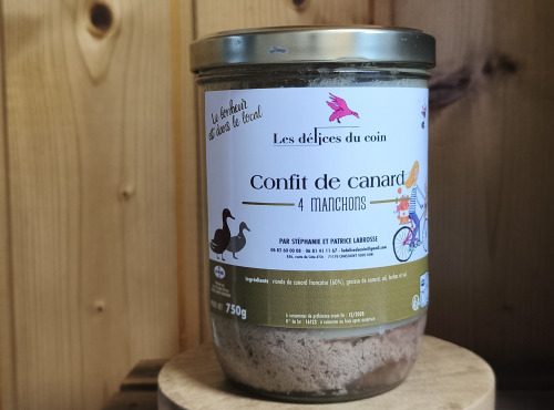 Les Délices du Coin - 4 Manchons confits  750g