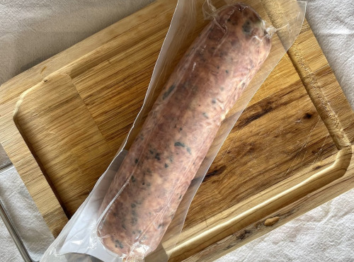 Venandi Sauvage par Nature - Saucisson à cuire de sanglier aux morilles et pistaches- 500g