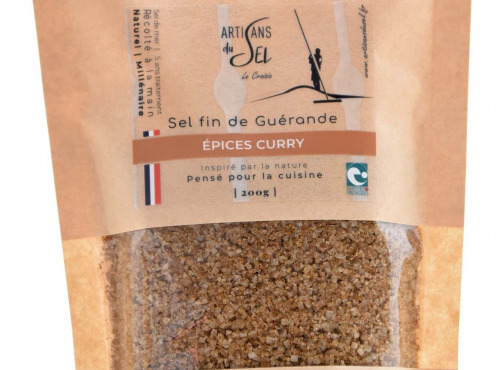 Artisans du Sel - Sel de Guérande au Curry 200g x 12
