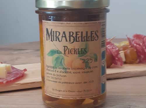 Les Vergers de la Vautée - Pickles de Mirabelles