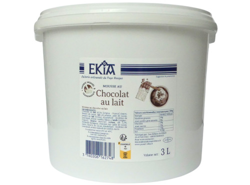 Bastidarra - Ekia - MOUSSE CHOCOLAT LAIT 3L