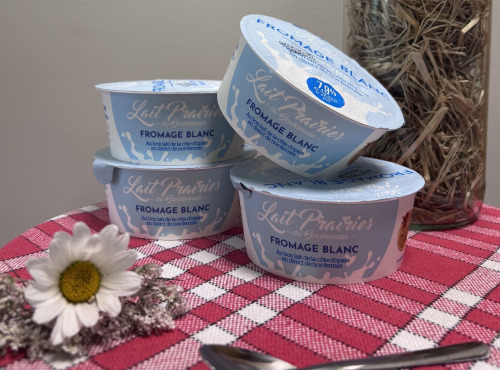 Lait Prairies du Boulonnais - 4 Fromage blanc - 120g