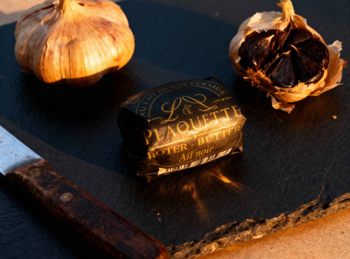 Beurre Plaquette - Beurre à l'AIL NOIR 100G X 12