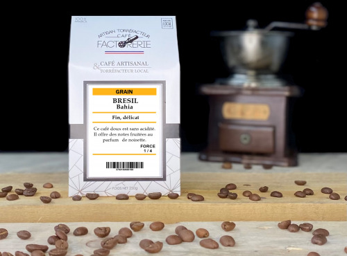 Cafés Factorerie - Café Brésil Bahia GRAIN - 250g