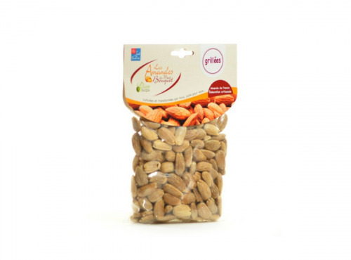 Les amandes et olives du Mont Bouquet - Amandes grillées nature (sans sel) 200g