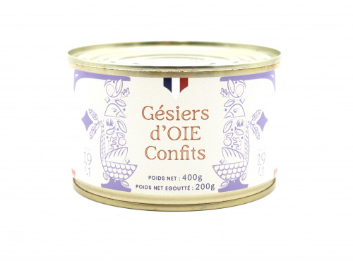 Ferme des Fayards - Gésiers d’Oie confits 400g