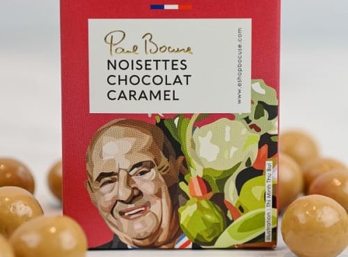 Les Produits Paul Bocuse - Noisettes enrobées chocolat caramel