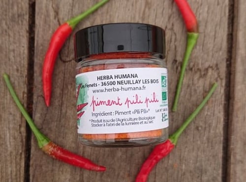 HERBA HUMANA - Piment Pili-pili Bio Cultivé en France 12 g