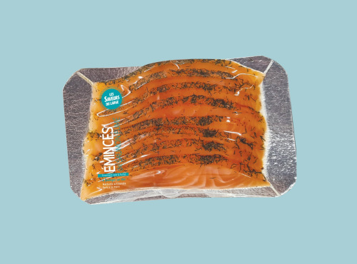 La Paysanne des Mers - Émincés de saumon fumé à l’aneth - 100g