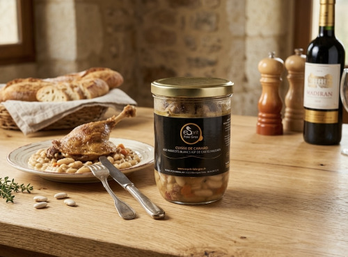 Esprit Foie Gras - Cuisse de canard Haricots blancs IGP de Castelnaudary  - 720 G