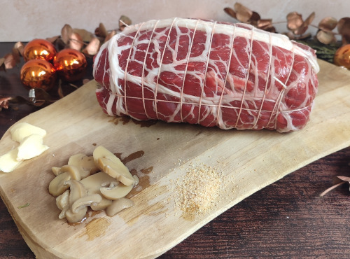 Nature et Régions - Rôti De Boeuf Charolais Farci aux marrons et Marc de Bourgogne 1 kg