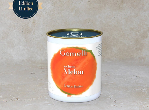 Gemelli - Gelati & Sorbetti - Sorbet Melon 400ml - édition limitée