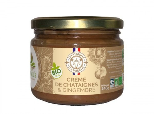 La vallée des chataigniers - Crème de châtaigne au gingembre BIO Ardèche