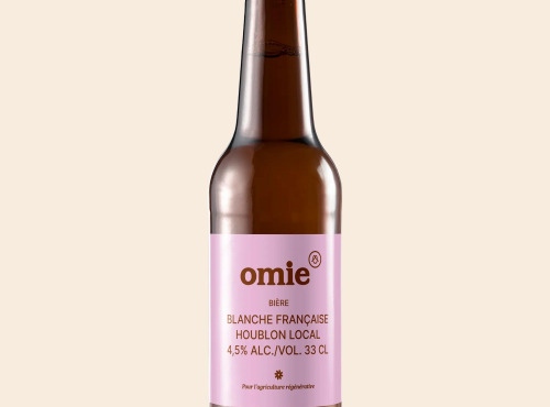 Omie - Bière blanche bio - malt et houblon français - 33 cl