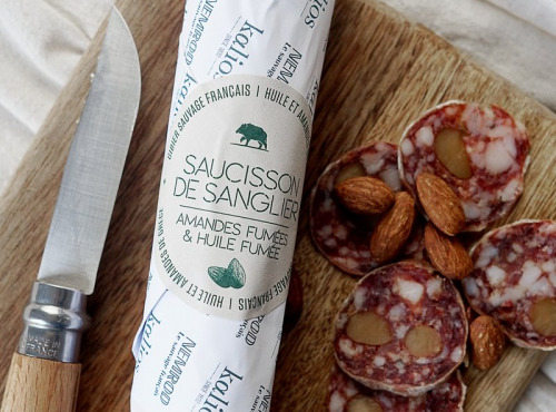 Nemrod - Saucisson de sanglier aux amandes fumées - 180g