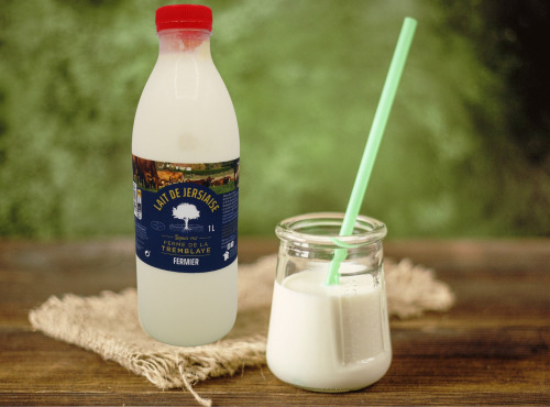 Ferme de La Tremblaye - Lait de vache Jersiaise