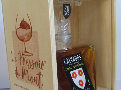 Gourmets de l'Ouest - Calvados AOC Normandie Millésime 20 ans - coffret cadeau